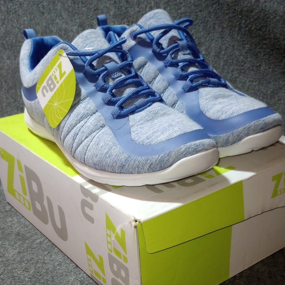 NWT ZiBu Deedra 1 Shoes Womens Sz 11 M Blue Athletic Sneakers Lace Up Running * - Picture 1 of 16